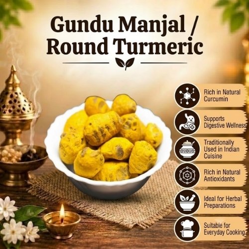 Gundu Manjal (குண்டு மஞ்சள்) / Round Turmeric - K. Somu Chetty & Co in Chennai (2)