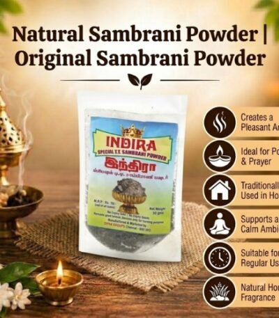 Natural Sambrani Powder Original Sambrani Powder - K. Somu Chetty & Co in Chennai