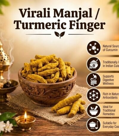 Virali ManjalTurmeric Finger - K. Somu Chetty & Co in Chennai