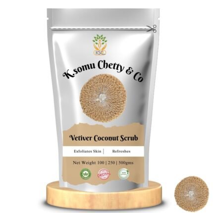 Vetiver Coconut Scrub | Vettiver Scrub | Herbal Vetiver with Coconut Coir Bath Scrub( Grade 2)- Retail & Wholesale Traders