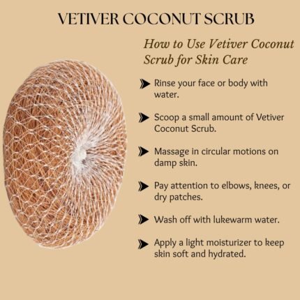 Vetiver Coconut Scrub - K Somu Chetty & Co