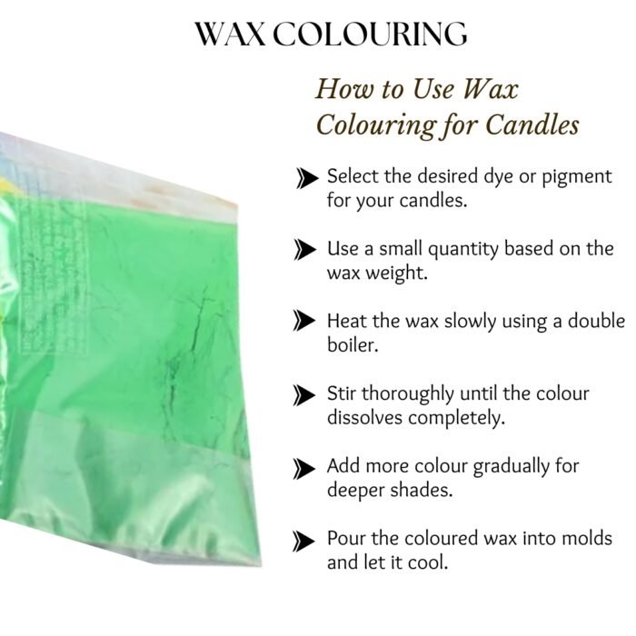 Wax Colouring - K. Somu Chetty & Co