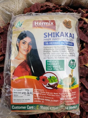 Hermix Shikakai Powder – For Hair Growth