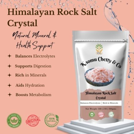 Himalayan Rock Salt Crystal - K. Somu Chetty & Co 3