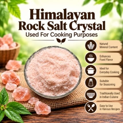 Himalayan Rock Salt Crystal – Used For Cooking Purposes - K. Somu Chetty & Co in Chennai