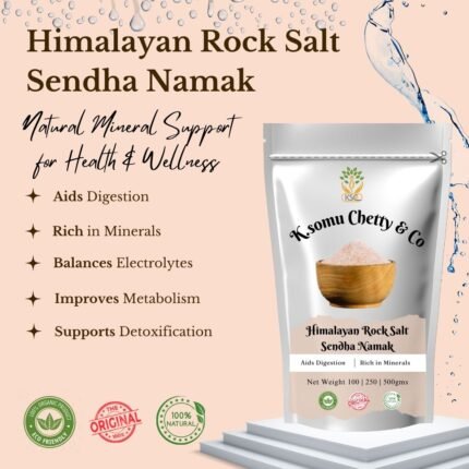Himalayan Rock Salt Sendha Namak - K. Somu Chetty & Co 3