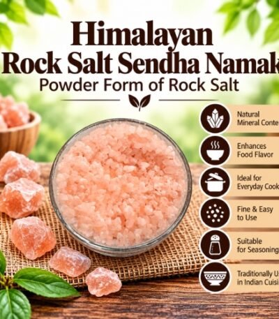 Himalayan Rock Salt Sendha Namak – Powder Form of Rock Salt - K. Somu Chetty & Co in Chennai