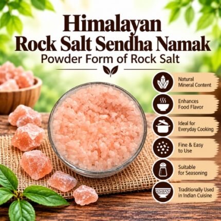 Himalayan Rock Salt Sendha Namak – Powder Form of Rock Salt - K. Somu Chetty & Co in Chennai