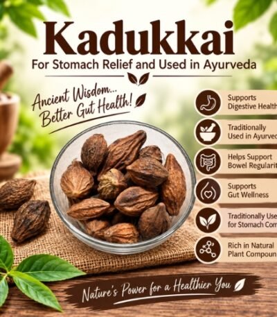 Kadukkai For Stomach Relief and Used in Ayurveda - K. Somu Chetty & Co in Chennai
