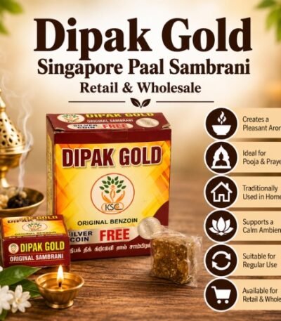 Buy Dipak Gold Singapore Paal Sambrani – Retail & Wholesale - K. Somu Chetty & Co in Chennai