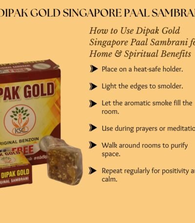Dipak Gold Singapore Paal Sambrani - K. Somu Chetty & Co