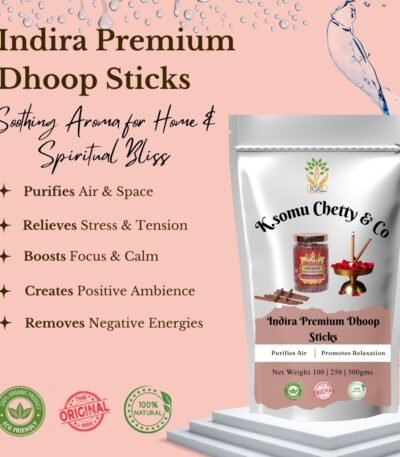 Indira Premium Dhoop Sticks - K. Somu Chetty & Co 3