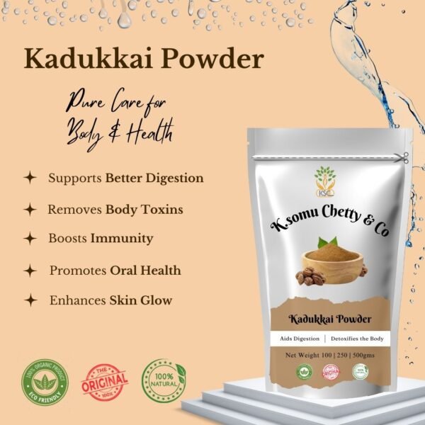 Kadukkai Powder - K. Somu Chetty & Co 3
