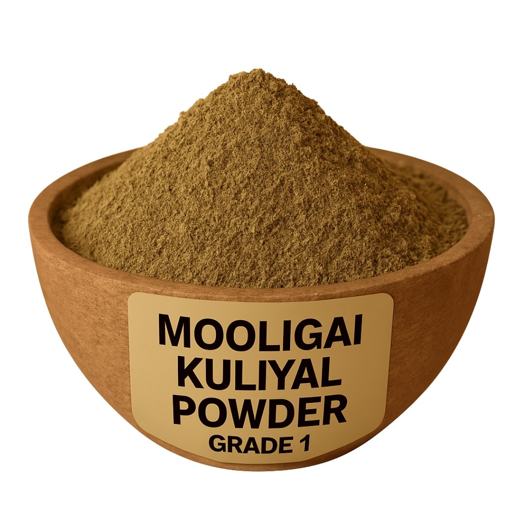 Mooligai Kuliyal Powder Grade 1 - K. Somu Chetty & Co Mooligai Kuliyal Powder Grade 1 - K. Somu Chetty & Co