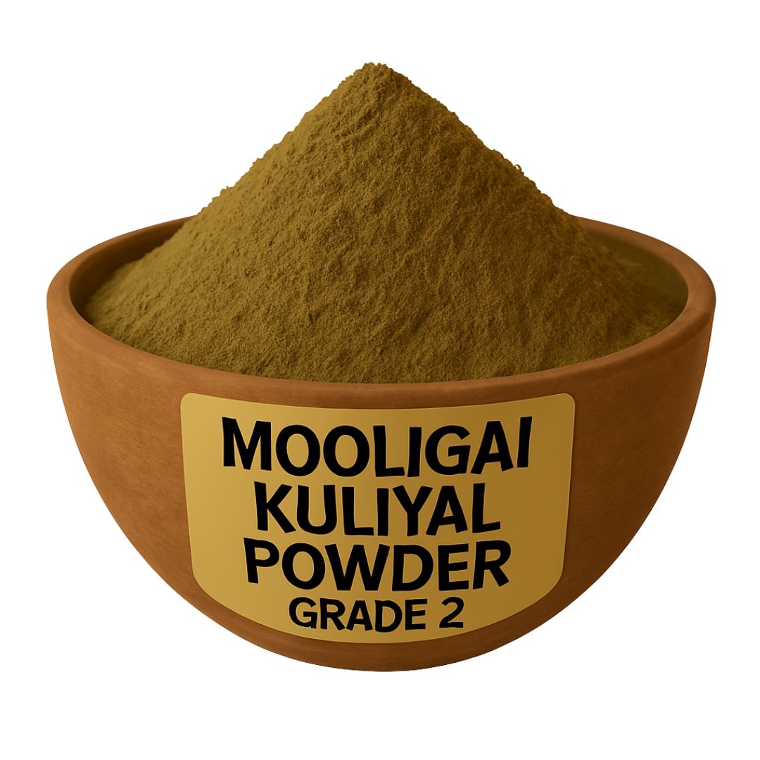 Mooligai Kuliyal Powder Grade 2 - K. Somu Chetty & Co Mooligai Kuliyal Powder Grade 2 - K. Somu Chetty & Co