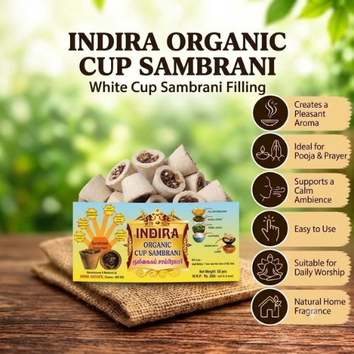 White Cup Sambrani Filling - K. Somu Chetty & Co in Chennai White Cup Sambrani Filling - K. Somu Chetty & Co in Chennai