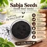 Sabja Seeds (Sweet Basil Seeds) Nature’s Cooling Superfood - K. Somu Chetty & Co in Chennai