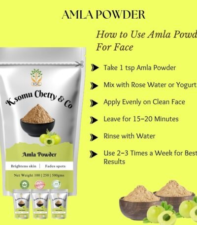 Amla Powder - K. Somu Chetty & Co 2
