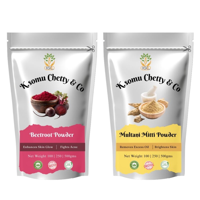 Beetroot Powder & Multani Mitti Powder - K. Somuchetty