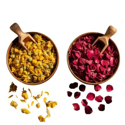 Dry Avarampoo & Dried Rose Petals Combo - K. Somu Chetty & Co