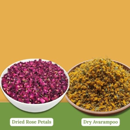 Dry Avarampoo & Dried Rose Petals Combo - K. Somu Chetty & Co in Chennai
