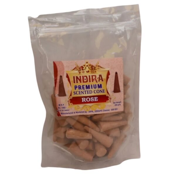 Indira Premium Scented Dhoop Cone - Rose - K. Somuchetty & Co in Chennai