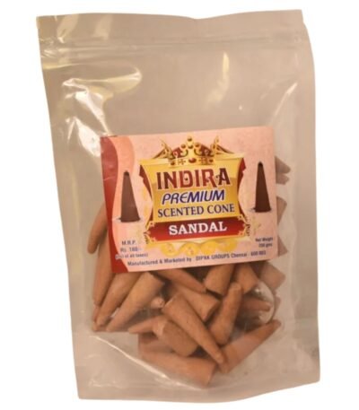 Indira Premium Scented Dhoop Cone - Sandal -- K. Somuchetty & Co in Chennai