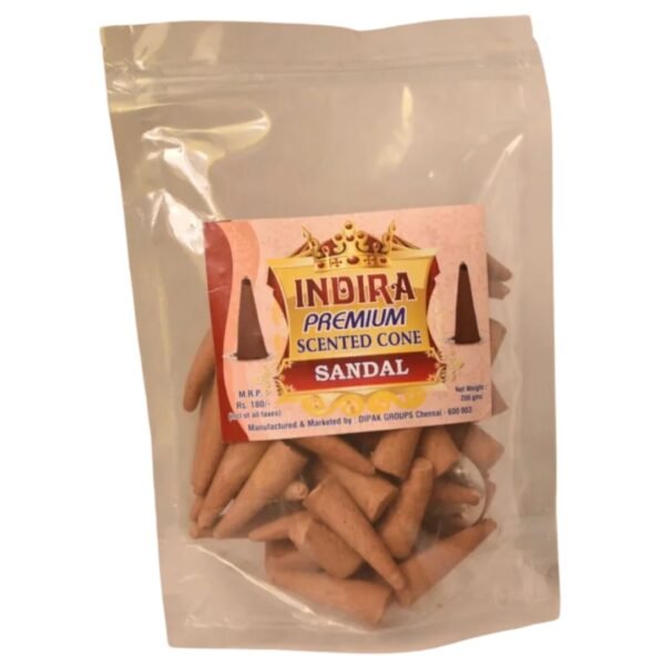 Indira Premium Scented Dhoop Cone - Sandal -- K. Somuchetty & Co in Chennai