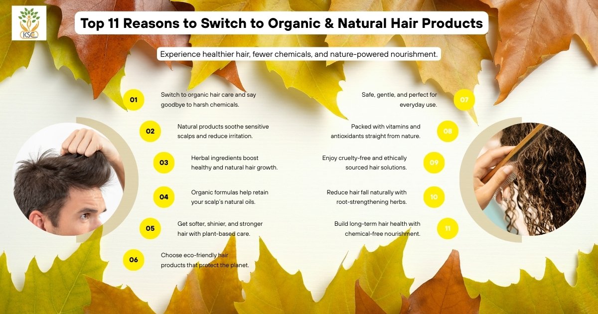 Top 11 Reasons to Switch to Organic and Natural Hair Products - K. Somu Chetty & Co