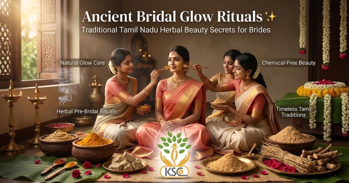 Traditional Bridal Skin Care Rituals in Tamil Nadu Using Herbal Powders - K. Somu Chetty & Co