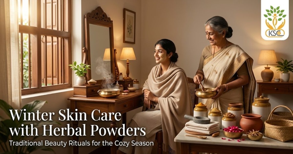 Winter Skin Care with Herbal Powders